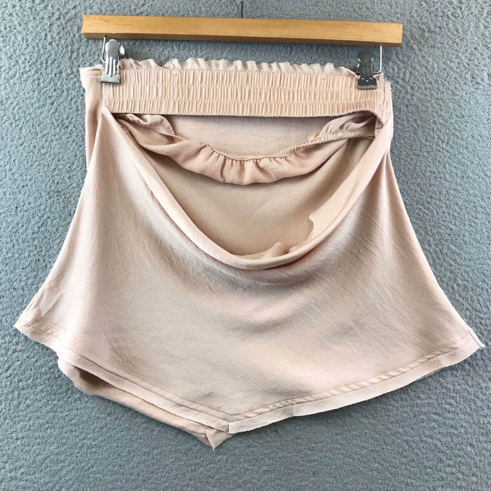 Free People Intimately FP Beige Tube Top Handkerchief Hem Large - Picture 2 of 8